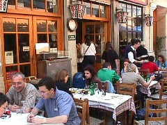 souvlaki shops, fast food, fast food in Athens, dining out in Athens,