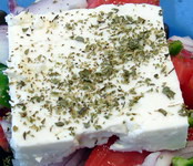 Greek food, feta cheese