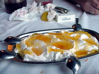 Greek food, yogurt