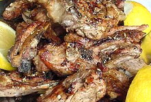 greek food, paidakia