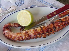 Athens Food: Grilled Octopus