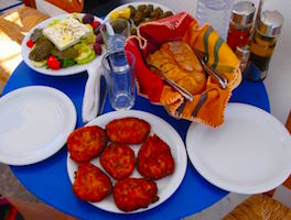 Santorini food