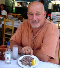 Sardines and ouzo in Lesvos