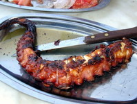 greek food, grilled octopus