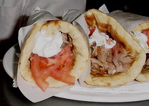 greek food, souvlaki