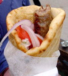 Greek food, souvlaki
