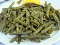 greek food string beans